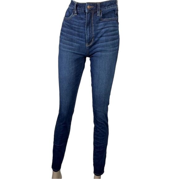 American Eagle ladies next level stretch Hi-rise Jeggings jeans size 6 Long - Picture 11 of 11